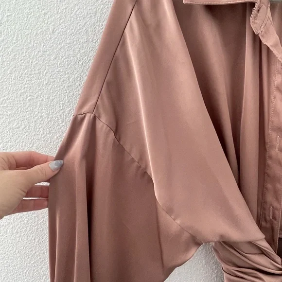 DO+BE Elegant Mocha Long Sleeve Dress - Picture 6 of 8